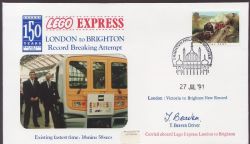 1991-07-27 Lego Express London to Brighton Signed Souv (85229)