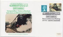 1991-07-27 Britannia Locomotive Crewe Souv (85265)