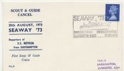 1973-08-20 Seaway 73 Scout Postmark Southampton (85404)