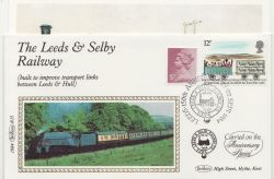 1984-09-22 The Leeds & Selby Railway Silk Env (85432)