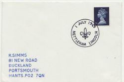 1969-07-01 Scouts Nettleham Lincoln Pmk (85472)