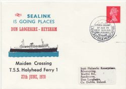 1970-06-27 Sealink Dun Laoghaire - Heysham ENV (85581)