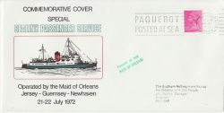 1972-07-22 Sealink Maid of Orleans Paquebot ENV (85589)