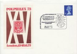 1973-06-18 Polphilex 73 London SW7 ENV (85643)