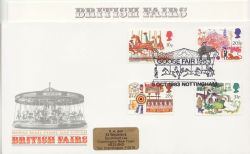 1983-10-05 British Fairs Stamps Nottingham FDC (85809)