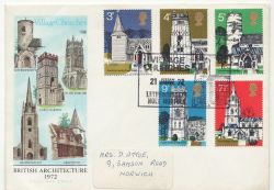 1972-06-21 Village Churches Stamps Letheringsett FDC (85814)