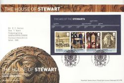 2010-03-23 House of Stewart Stamps M/S Linlithgow FDC (85846)