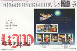 2011-11-08 Christmas Stamps M/S Bethlehem FDC (85859)