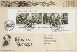 2012-06-19 Charles Dickens Stamps M/S Portsmouth FDC (85864)