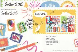 2015-01-20 Smilers Stamps M/S Greetwell FDC (85882)