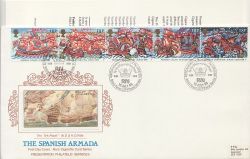 1988-07-19 Armada Stamps Forces Pmk PPS 6 FDC (85895)