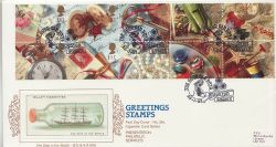 1992-01-28 Greetings Stamps Brighton PPS 38a FDC (85933)