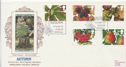 1993-09-14 Autumn Stamps Nutfield PPS 53 FDC (85949)