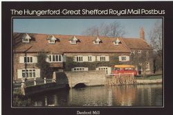 SEPR 09 Postbus Denford Mill Postcard FDOS (85973)