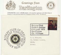 1973-08-08 Rotary Club Darlington Jubilee ENV (86079)