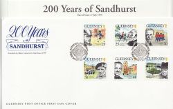 1999-07-27 Guernsey 200 Years of Sandhurst FDC (86099)
