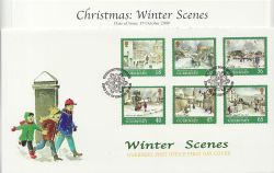 2000-10-19 Guernsey Christmas Stamps FDC (86108)
