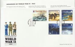 2003-01-30 Guernsey World War II Stamps FDC (86129)