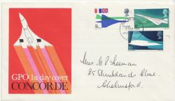1969-03-03 Concorde Stamps Chelmsford FDC (86157)