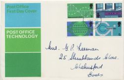 1969-10-01 PO Technology Stamps Chelmsford FDC (86159)