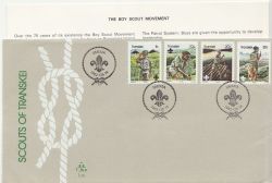 1982-05-14 Transkei Scouts Stamps FDC (86201)