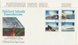 1984-11-08 Falkland Islands Dep Volcanoes FDC (86206)