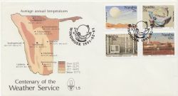 1991-02-01 Namibia Weather Service Stamps FDC (86217)