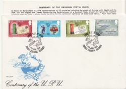 1974-06-07 Jersey UPU Stamps FDC (86248)