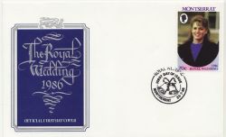 1986-07-23 Montserrat Royal Wedding FDC (86283)