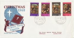 1968-11-27 St Kitts Nevis Anguilla Christmas FDC (86312)