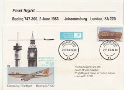 1983-06-02 Johannesburg - London First Flight ENV (86319)