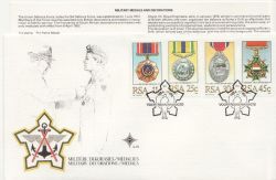 1984-11-09 South Africa Military Medals FDC (86340)