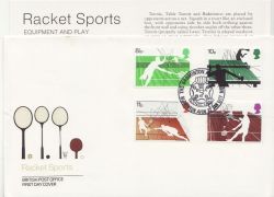 1977-01-12 Racket Sports Badminton FDC (86413)