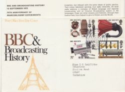 1972-09-13 BBC Broadcasting Bureau FDC (86431)