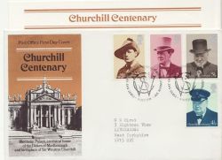 1974-10-09 Churchill Stamps London SW FDC (86460)