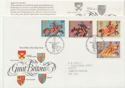 1974-07-10 Great Britons Bureau FDC (86463)