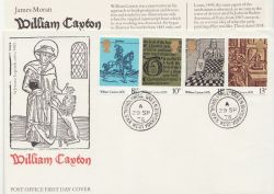 1976-09-29 Caxton Printing Holywell Green cds FDC (86471)