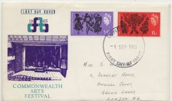 1965-09-01 Arts Festival Stamps London EC FDC (86536)
