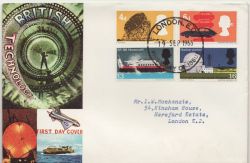 1966-09-19 British Technology Stamps London EC FDC (86540)