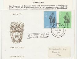 1974-04-29 Ireland EUROPA Stamps FDC (86650)