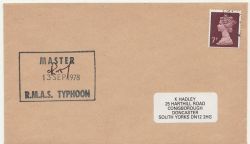 Ship Mail Envelope RMAS Typhoon Cachet (86881)