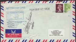 Ship Mail Envelope MV Commodore Clipper (86888)