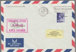 Ship Mail Envelope HMS Cromer Portsmouth (86890)