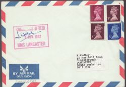 Ship Mail Envelope HMS Lancaster (86899)