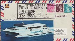 Ship Mail Envelope Stena Normandy Holyhead (86917)