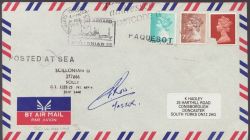 Ship Mail Envelope Scillonian III St Marys (86922)