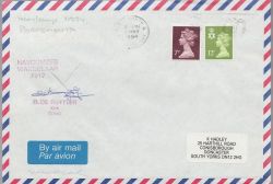 Ship Mail Envelope Wandelaar Portsmouth (86928)