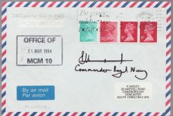 Ship Mail Envelope MCM10 Royal Navy (86930)