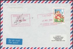 Ship Mail Envelope HMS Liverpool (86938)