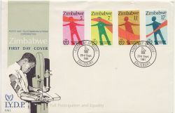 1981-09-23 Zimbabwe IYDP Stamps FDC (86955)